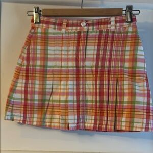 Gymboree Orange Red Skater Mini Skort